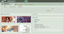 Desktop Screenshot of killerkoalas.deviantart.com