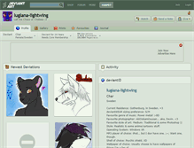 Tablet Screenshot of lugiana-lightwing.deviantart.com