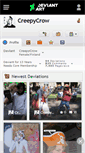 Mobile Screenshot of creepycrow.deviantart.com