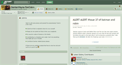 Desktop Screenshot of damianwayne-fanclub.deviantart.com