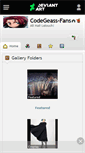 Mobile Screenshot of codegeass-fans.deviantart.com