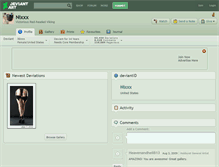 Tablet Screenshot of nixxx.deviantart.com