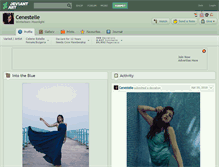 Tablet Screenshot of cenestelle.deviantart.com