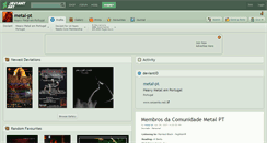 Desktop Screenshot of metal-pt.deviantart.com
