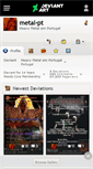 Mobile Screenshot of metal-pt.deviantart.com