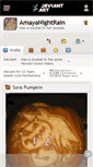 Mobile Screenshot of amayanightrain.deviantart.com