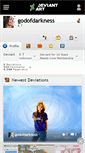 Mobile Screenshot of godofdarkness.deviantart.com