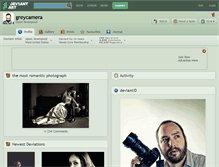 Tablet Screenshot of greycamera.deviantart.com
