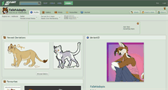 Desktop Screenshot of fallehadopts.deviantart.com