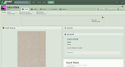 Desktop Screenshot of coco-stock.deviantart.com