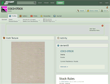 Tablet Screenshot of coco-stock.deviantart.com