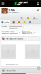 Mobile Screenshot of k-na.deviantart.com