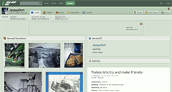 Desktop Screenshot of jazzaygirrl.deviantart.com
