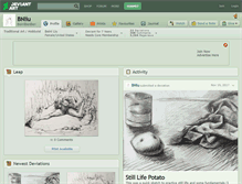 Tablet Screenshot of bnliu.deviantart.com