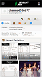 Mobile Screenshot of charmed556677.deviantart.com