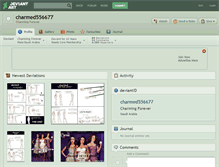 Tablet Screenshot of charmed556677.deviantart.com