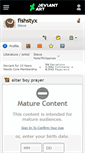 Mobile Screenshot of fishstyx.deviantart.com