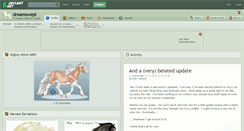 Desktop Screenshot of dreamswept.deviantart.com