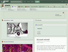 Tablet Screenshot of emorei.deviantart.com