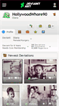 Mobile Screenshot of hollywoodwhore90.deviantart.com