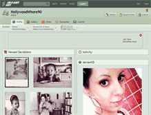 Tablet Screenshot of hollywoodwhore90.deviantart.com
