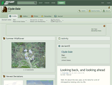 Tablet Screenshot of clyde-dale.deviantart.com