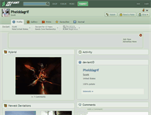 Tablet Screenshot of phelddagrif.deviantart.com