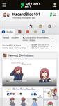 Mobile Screenshot of macandbloo101.deviantart.com