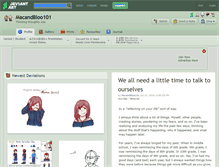 Tablet Screenshot of macandbloo101.deviantart.com