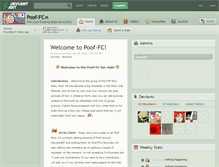 Tablet Screenshot of poof-fc.deviantart.com