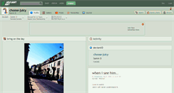 Desktop Screenshot of choose-juicy.deviantart.com
