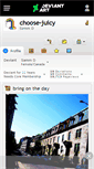Mobile Screenshot of choose-juicy.deviantart.com