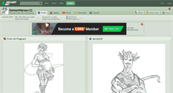 Desktop Screenshot of demonwarsaw32.deviantart.com