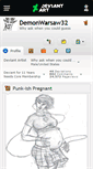 Mobile Screenshot of demonwarsaw32.deviantart.com