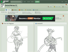 Tablet Screenshot of demonwarsaw32.deviantart.com