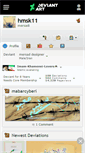 Mobile Screenshot of hmsk11.deviantart.com