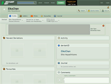 Tablet Screenshot of eikochan.deviantart.com