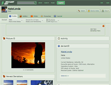 Tablet Screenshot of natelonda.deviantart.com