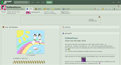 Desktop Screenshot of foxflamefoxxxx.deviantart.com