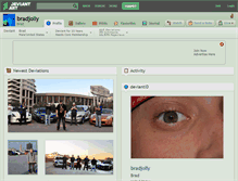 Tablet Screenshot of bradjolly.deviantart.com