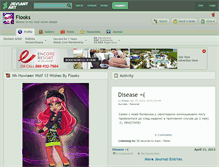 Tablet Screenshot of flooks.deviantart.com