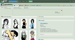 Desktop Screenshot of libertyballoon.deviantart.com