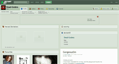 Desktop Screenshot of dead-godess.deviantart.com