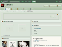 Tablet Screenshot of dead-godess.deviantart.com