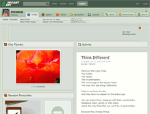 Tablet Screenshot of mxsena.deviantart.com
