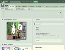 Tablet Screenshot of laylo.deviantart.com
