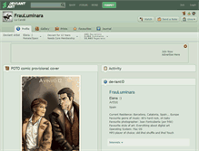 Tablet Screenshot of frauluminara.deviantart.com