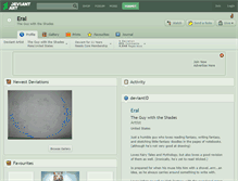 Tablet Screenshot of eral.deviantart.com