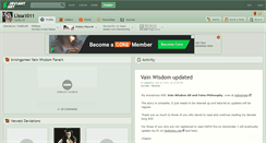 Desktop Screenshot of lissa1011.deviantart.com