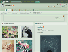 Tablet Screenshot of jeanfan.deviantart.com